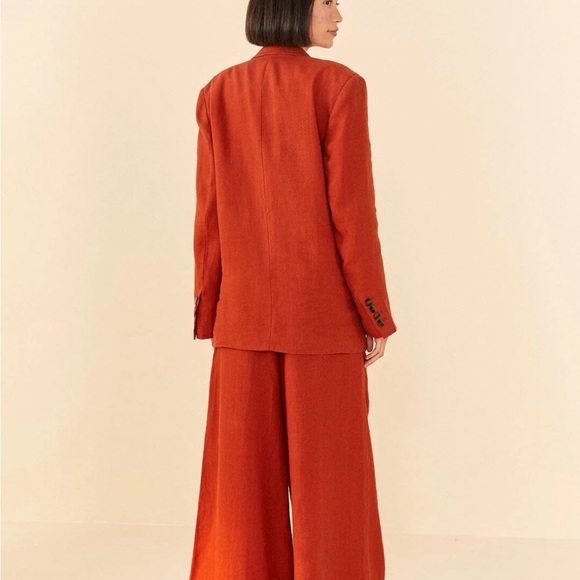 FARM Rio Orange Blazer - Picture 3 of 7